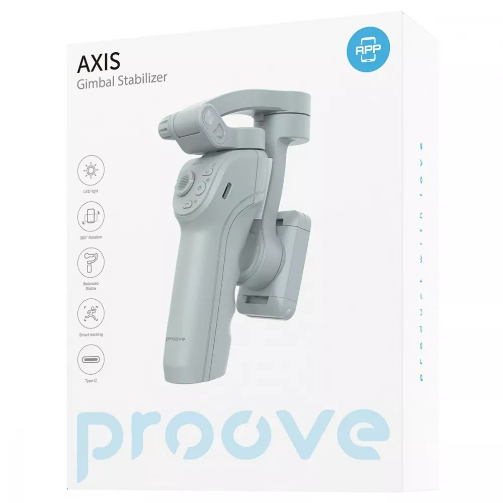 Стабілізатор Proove Axis Gimbal Stabilizer Gray (MPAX00010001) - picture 8