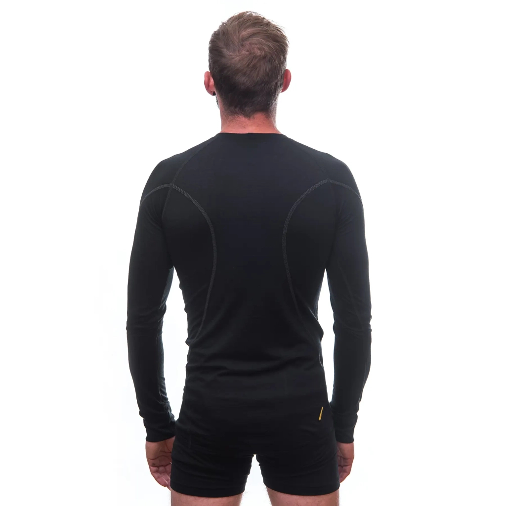 Термокофта Sensor Merino Active LS black 11109033 S (SM11MA-black-S) - зображення 3