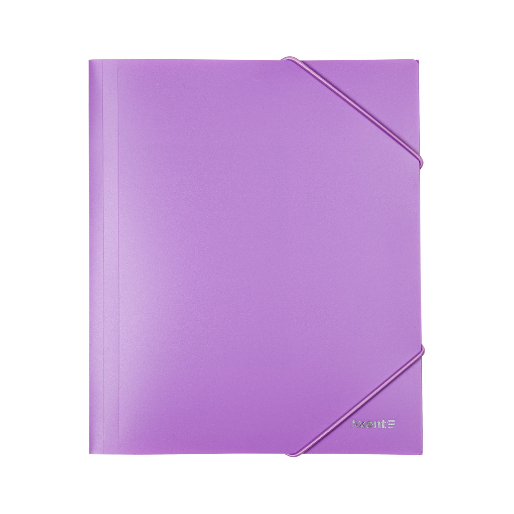 Папка на резинках Axent A5 410 мкм Pastelini lilac (1514-36-A) - зображення 1