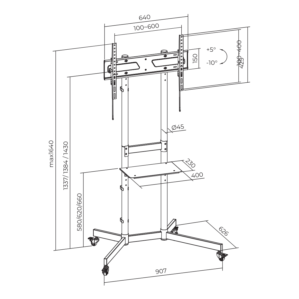 Стійка презентаційна ITech T1043TE - зображення 9