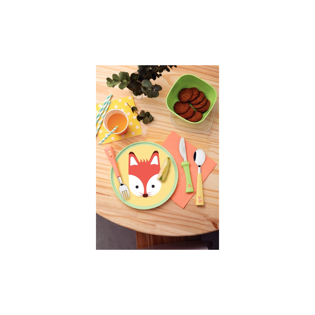 Набір дитячого посуду Tramontina Baby Friends 23797/908 5 предметів (6710900) - зображення 3