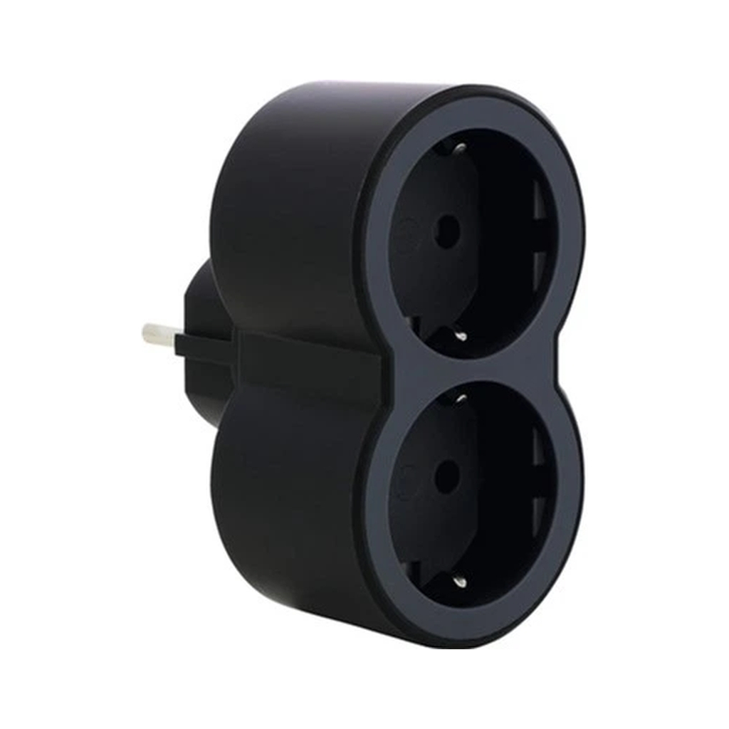 Мережевий розгалужувач Legrand Стандарт 2х2К+C передні розетки (694517) - зображення 3