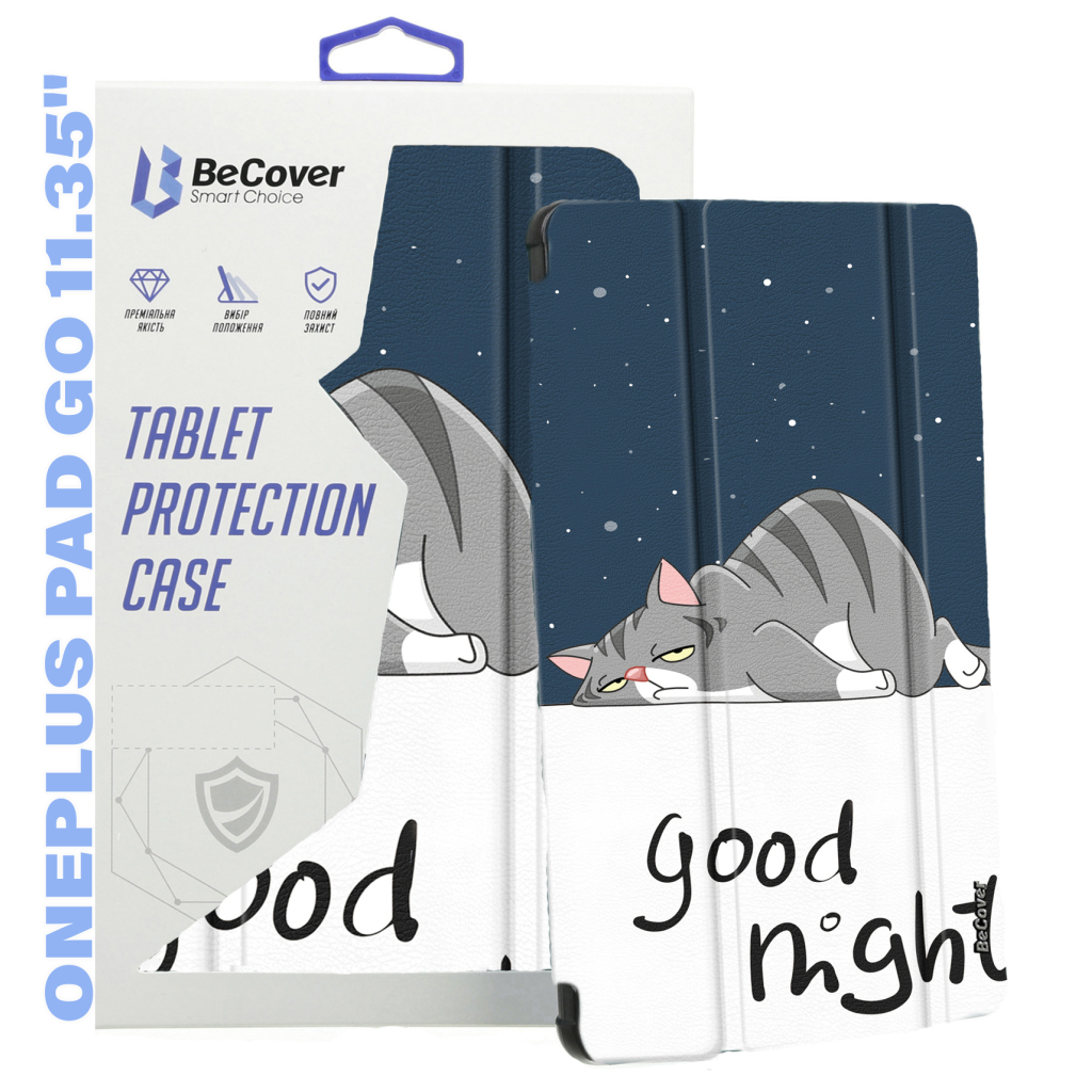 Чохол до планшета BeCover Smart Case OnePlus Pad Go 11.35" Good Night (710992) - зображення 1