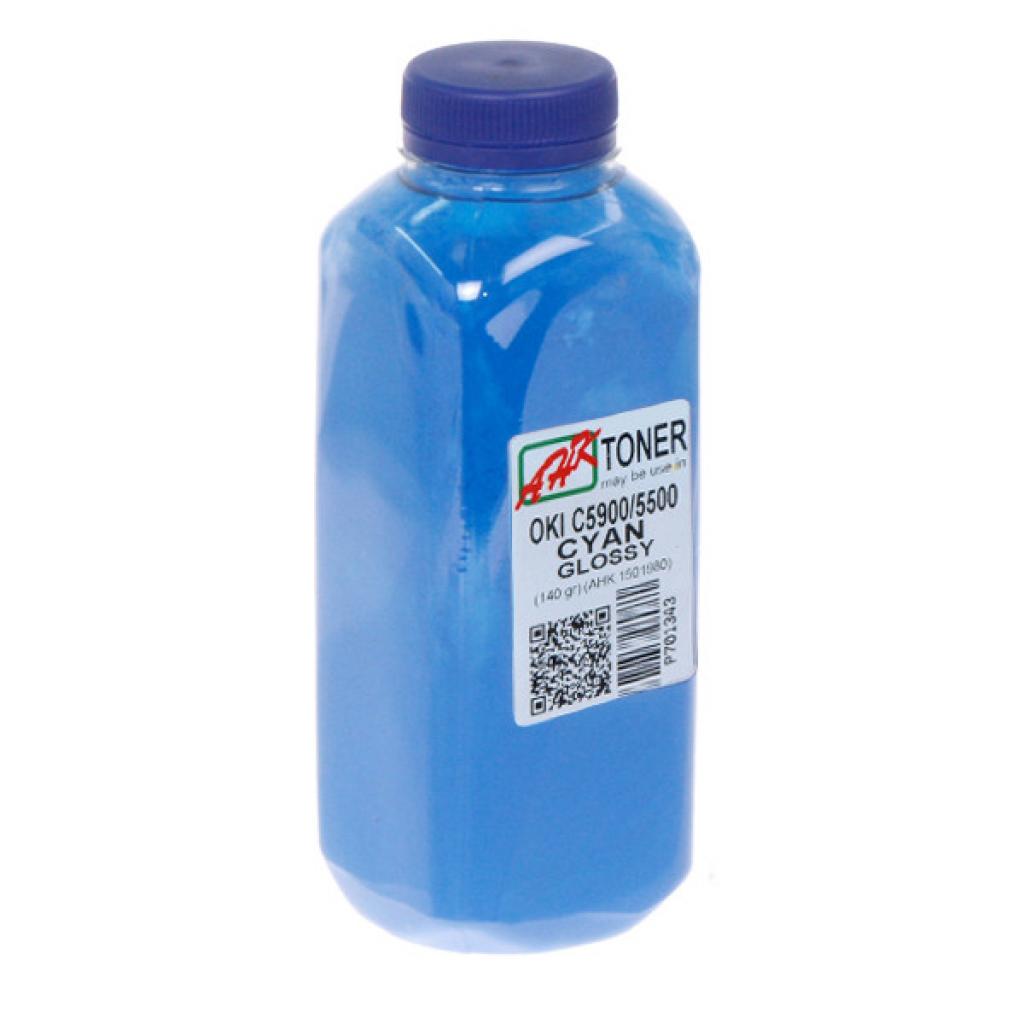 Тонер OKI C5500/5550/5800/5900 140г Cyan AHK (1501980) - зображення 1