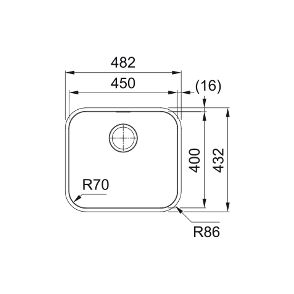 Мийка кухонна Franke SRX 110-45 (122.0739.592) - зображення 2