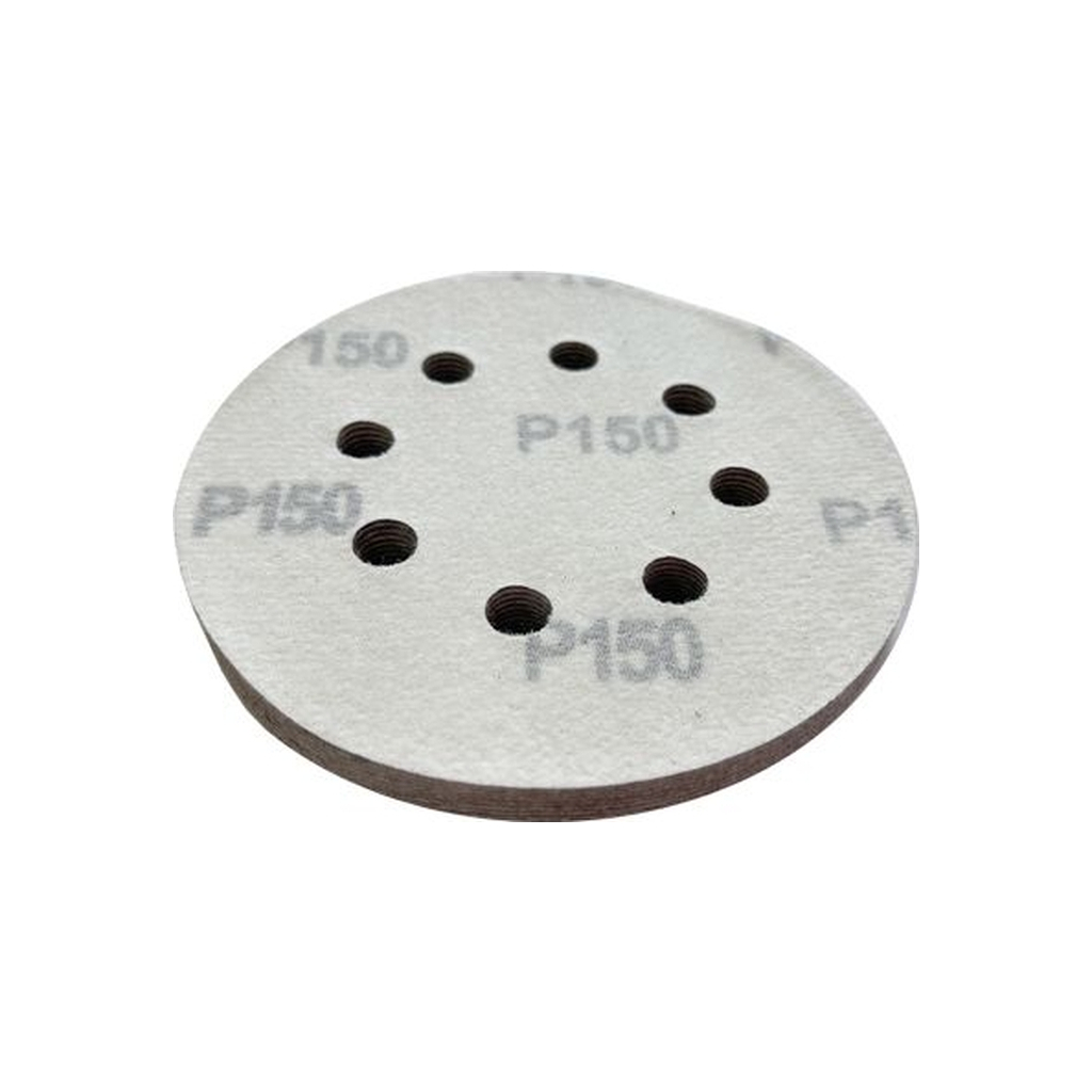 Круг зачистний Зеніт 125 мм з отворами під пиловивід (10 шт.) Р150 (12500150) - зображення 4