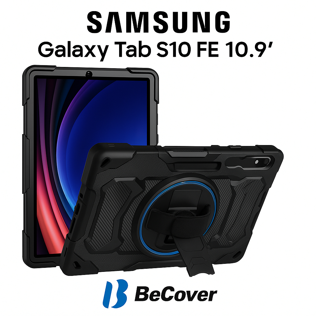 Чохол до планшета BeCover Samsung Galaxy Tab S10 FE (SM-X520/SM-X526) 10.9" Black (713258) - зображення 6