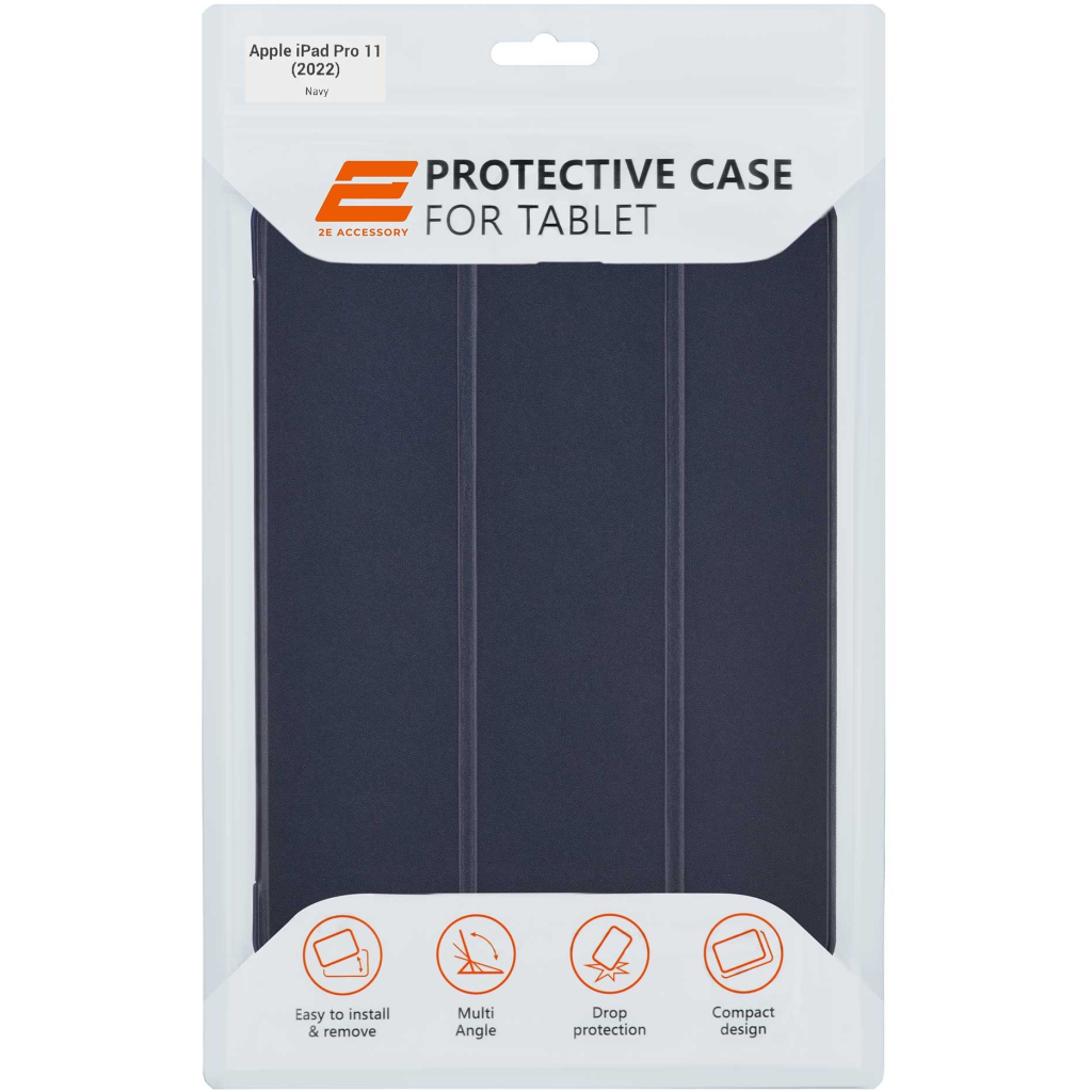 Чохол до планшета 2E Apple iPad Pro 11(2022), Flex, Navy (2E-IPAD-PRO11-IKFX-NV) - зображення 5