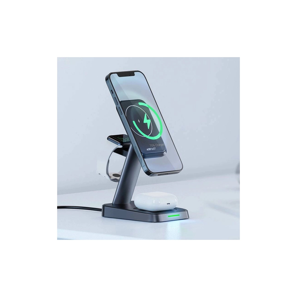 Зарядний пристрій Acefast Wireless QI 3in1 18W E3 (6974316280903) - зображення 7
