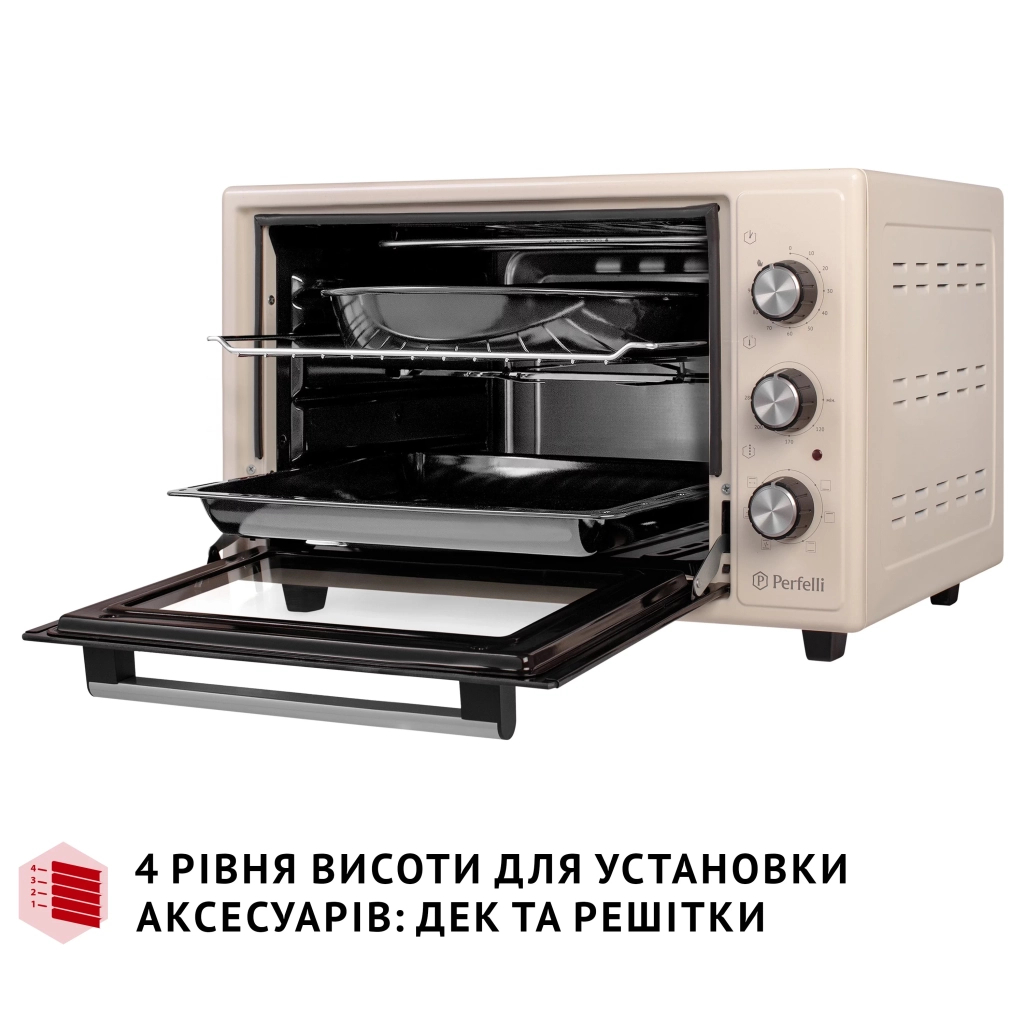 Електропіч Perfelli SIERRA 37 IVORY - зображення 6
