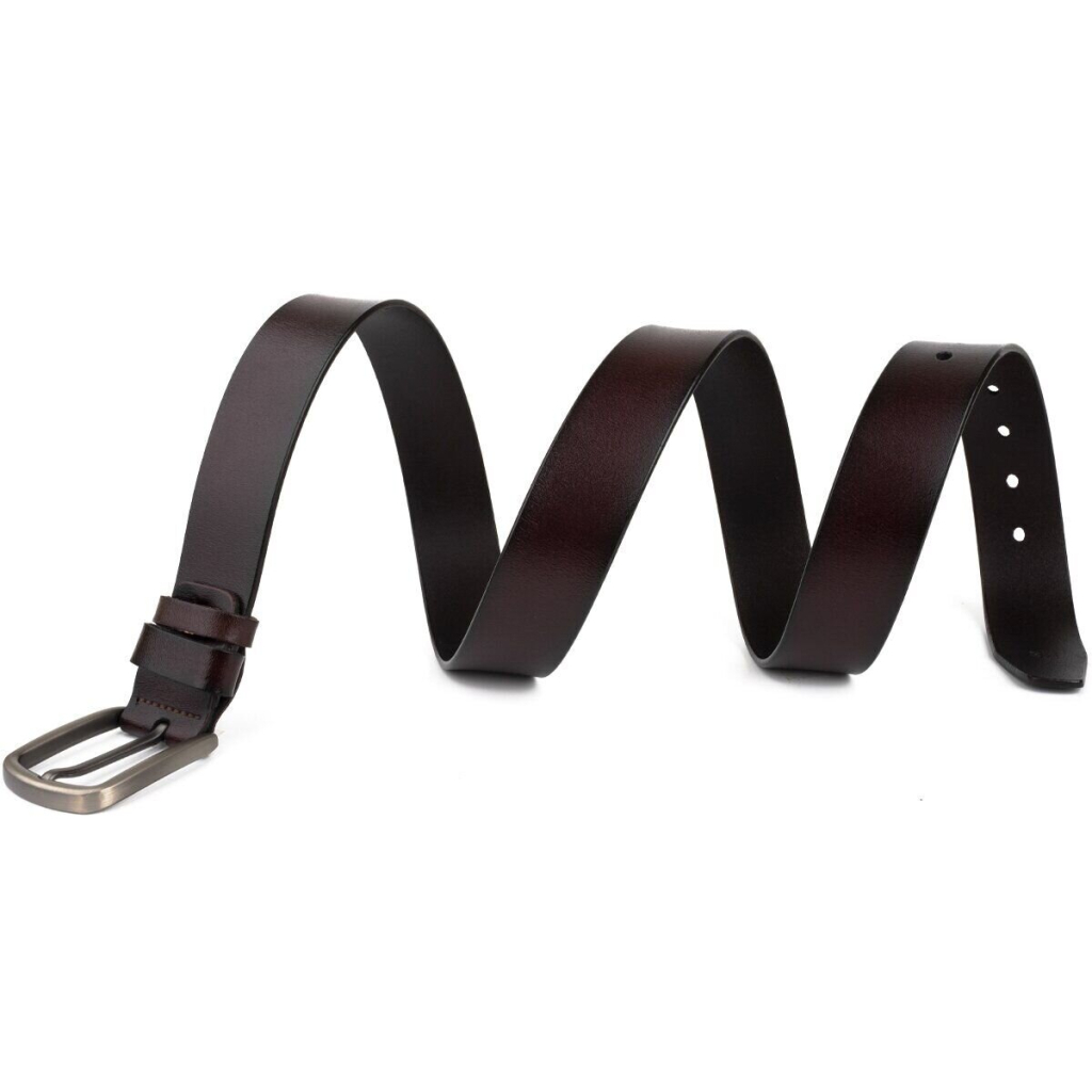 Ремінь Vintage Чоловічий із затемненою пряжкою механіка Коричневий (20315) - зображення 2