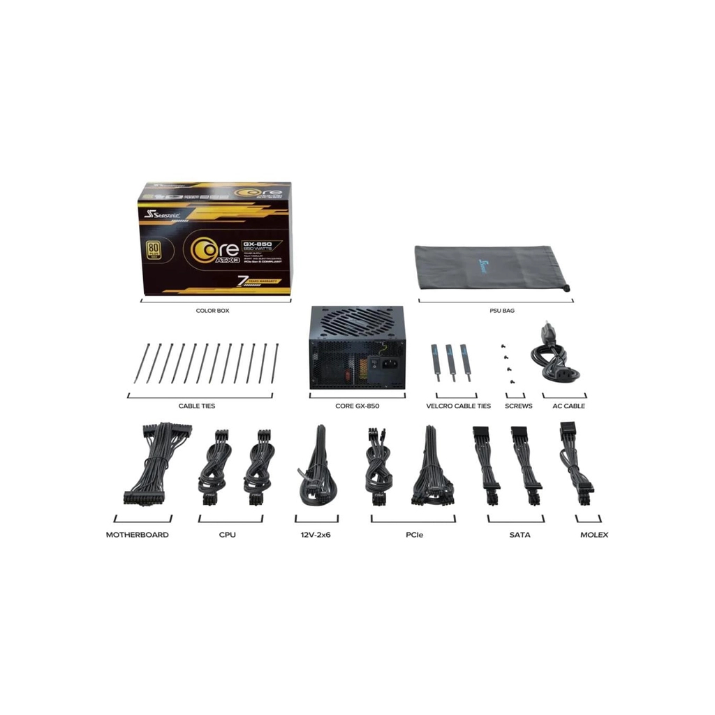 Блок живлення Seasonic 850W (CORE GX-850) - изображение 9