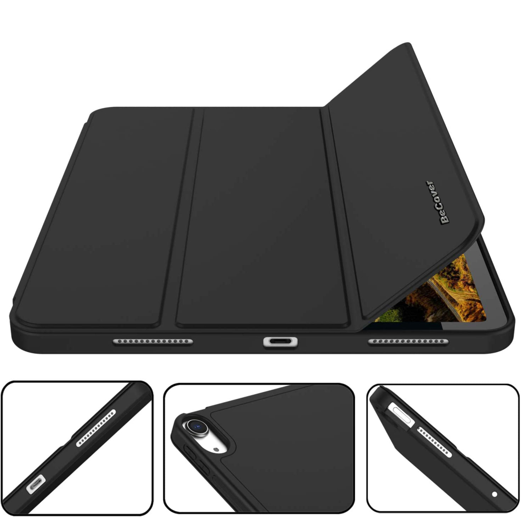 Чохол до планшета BeCover Direct Charge Pen mount Pencil Apple iPad Air 5 (2022) 10.9" Black (708775) - зображення 5