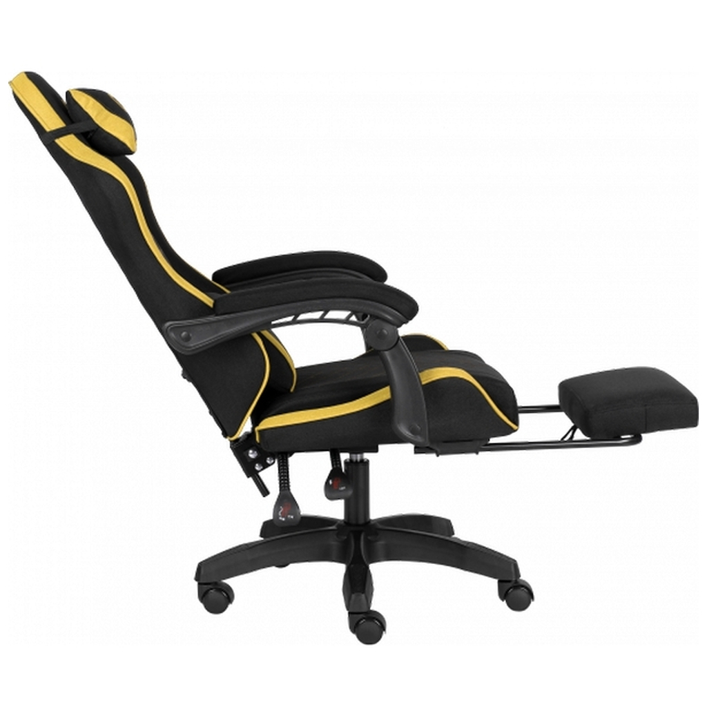 Крісло ігрове GT Racer X-2339 Black/Yellow (X-2339 Fabric Black/Yellow) - зображення 6