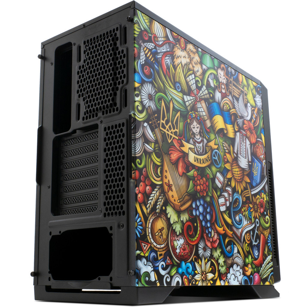 Корпус Vinga Black Widow Ukraine Free (01230011784) - зображення 7