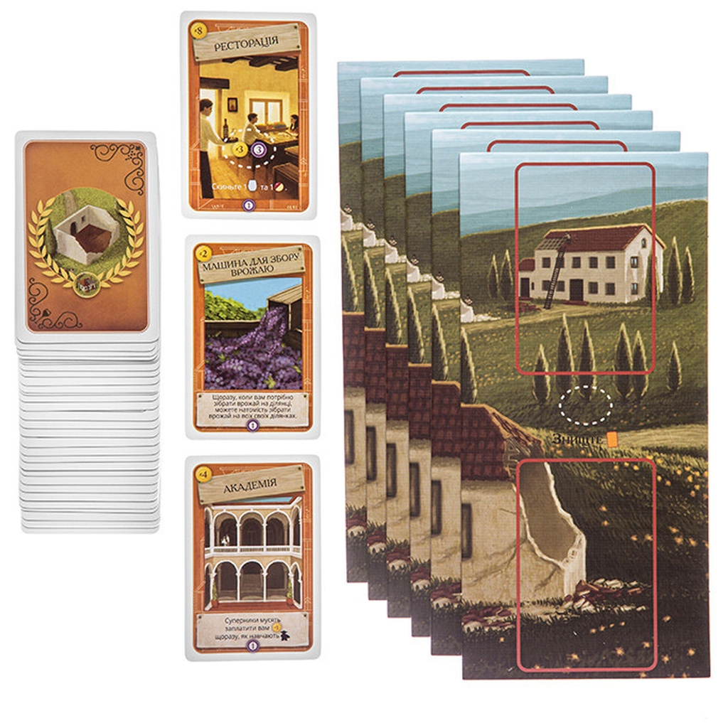 Настільна гра Kilogames Виноробство: Тоскана. Основне видання (Viticulture Tuscany Essential Edition) (укр.) (KG-2260) - зображення 5