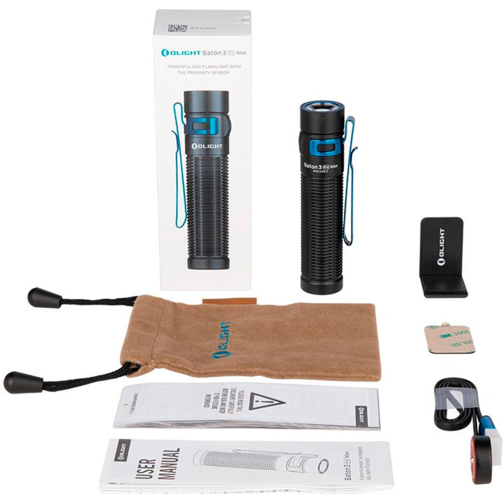 Ліхтар Olight Baton 3 Pro Max Black (Baton 3 Pro Max CW) - зображення 10