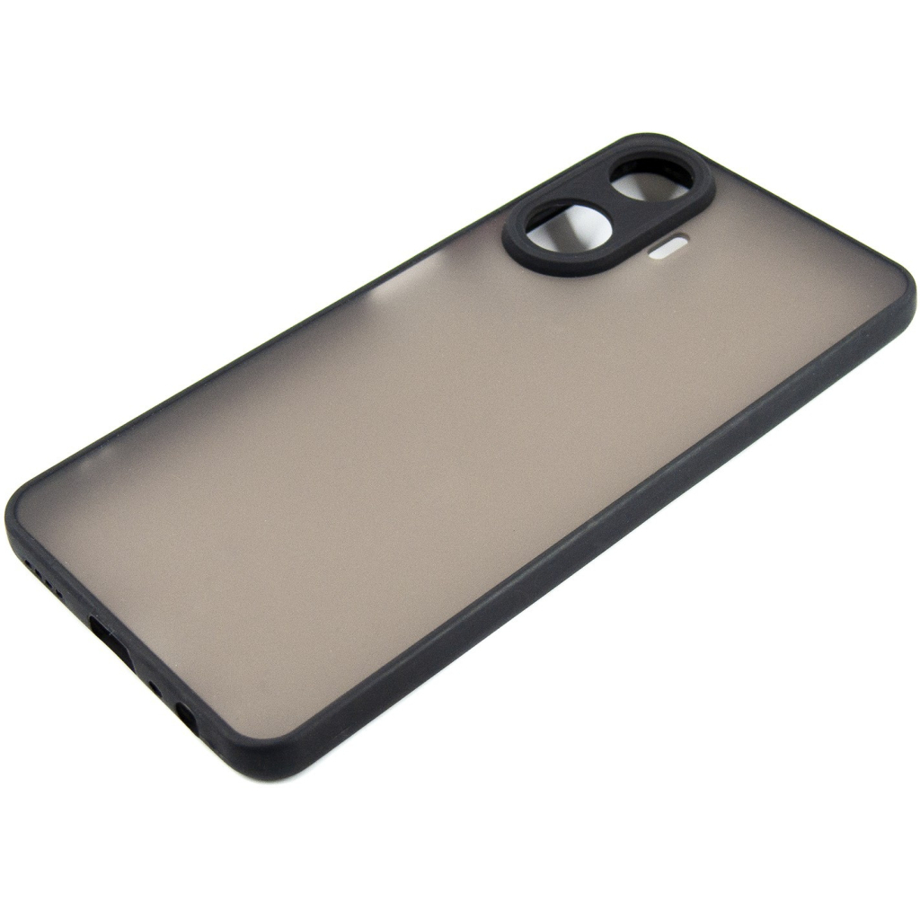 Чохол до мобільного телефона Dengos Matte Realme C55 (black) (DG-TPU-MATT-123) - зображення 4