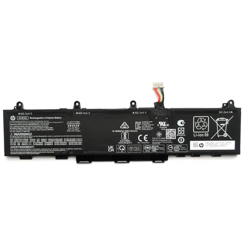 Акумулятор до ноутбука HP EliteBook 850 G7/G8 CC03XL, 53Wh (4400mAh), 3cell, 11.55V, Li-ion (A47874) - зображення 1