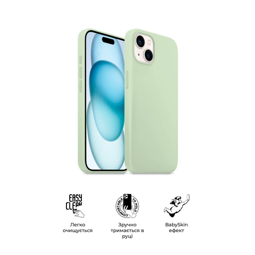 Чохол до мобільного телефона Armorstandart ICON2 MagSafe Apple iPhone 15 Soft Mint (ARM77010) - зображення 3