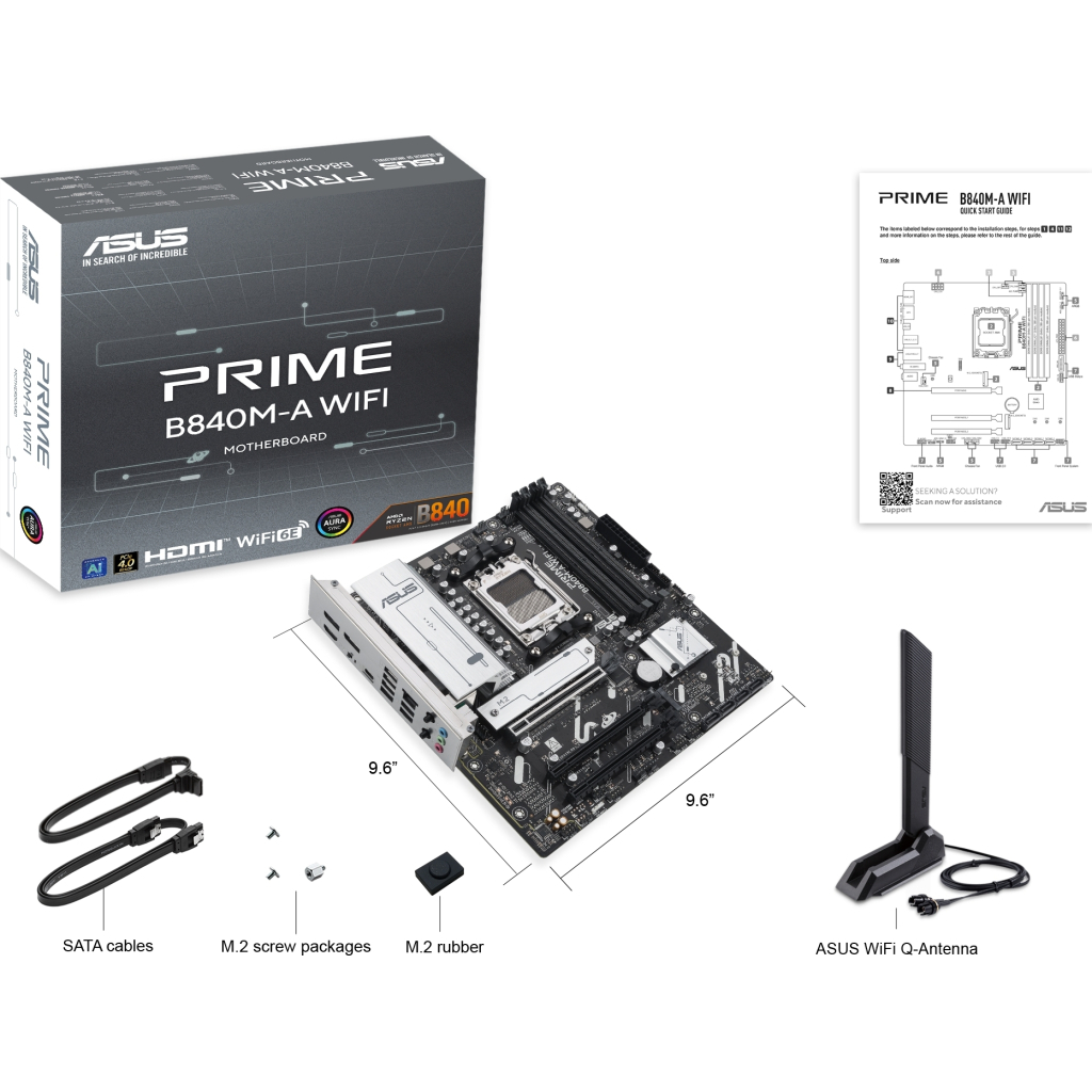 Материнська плата ASUS PRIME B840M-A WIFI - изображение 7