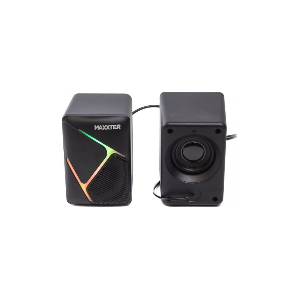 Акустична система Maxxter CSP-U004RGB USB Black (CSP-U004RGB) - зображення 2