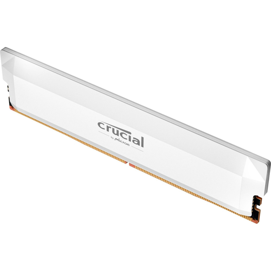 Модуль пам'яті для комп'ютера DDR5 16GB 6400 MHz Pro Overclocking White Micron (CP16G64C38U5W) - зображення 3