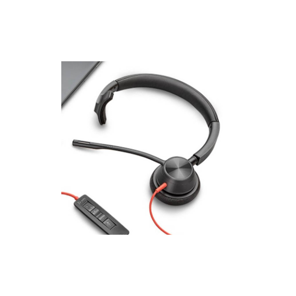 Навушники Poly Blackwire 3310-M USB-A/C (8X216AA) - зображення 2
