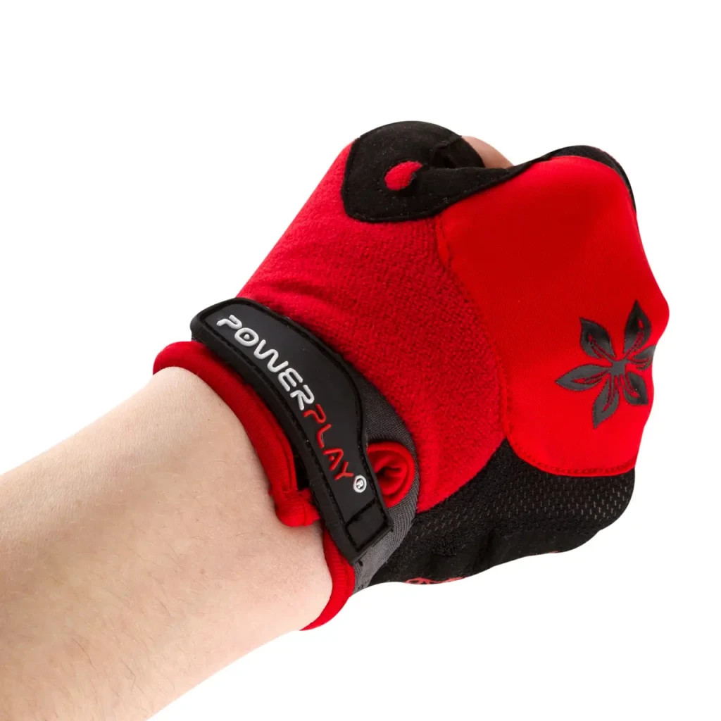 Велорукавиці PowerPlay 5284 A Червоні XS (SALE_5284A_XS_Red) - зображення 5