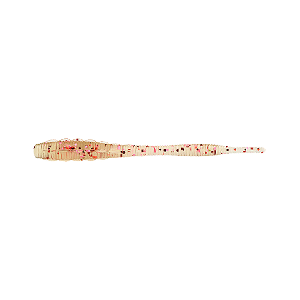 Силікон рибальський FishUP Aji Scaly 2.3" 414 - UV Clear/Red (9шт/уп) (1864.14.70) - изображение 1