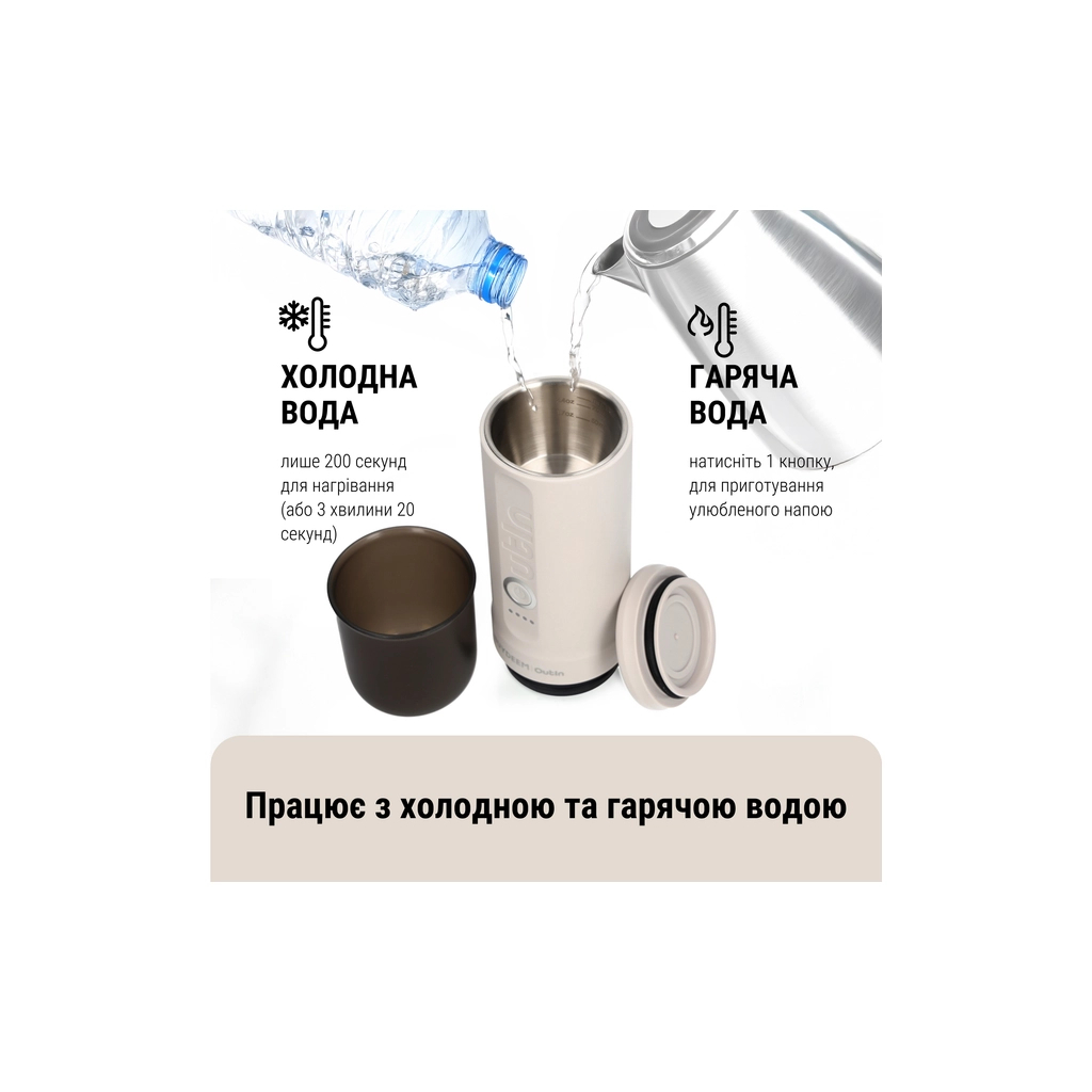 Кавоварка кемпінгова Buydeem Outin X Oat White (OTEM-01-OW) - зображення 4