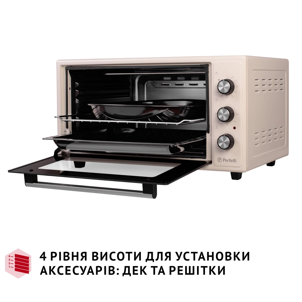 Електропіч Perfelli CLASSIC 48 IVORY - зображення 6