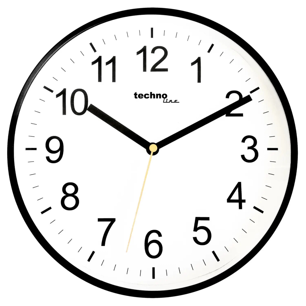 Настінний годинник Technoline White/Black (WT630) (DAS301795) - зображення 1