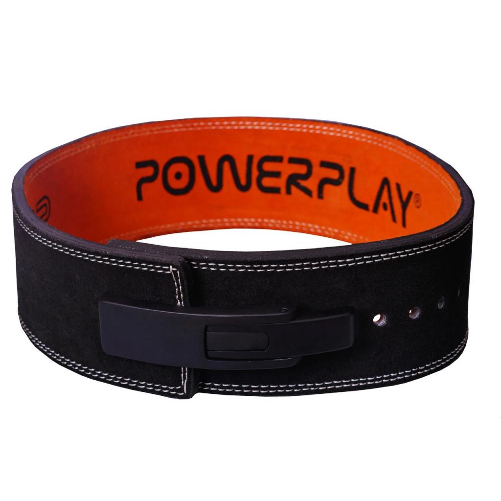 Атлетичний пояс PowerPlay 5175 Black/Orange L (PP_5175_L_Black) - зображення 2