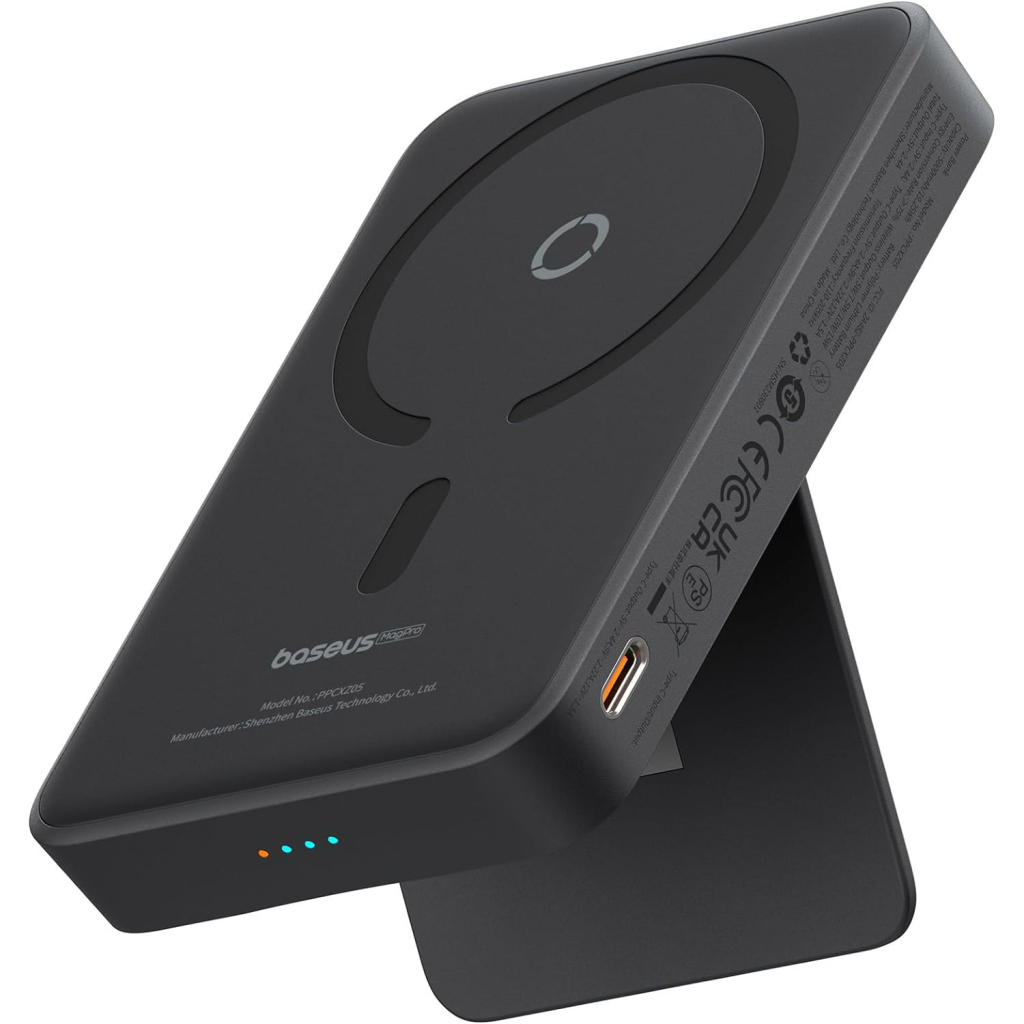 Батарея універсальна Baseus MagPro 5000mAh 20W, Black (PPCXZ05) (P10064100122-00) - зображення 1