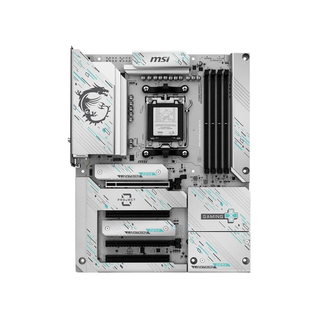 Материнська плата MSI B850 GAMING PLUS WIFI PZ - зображення 1