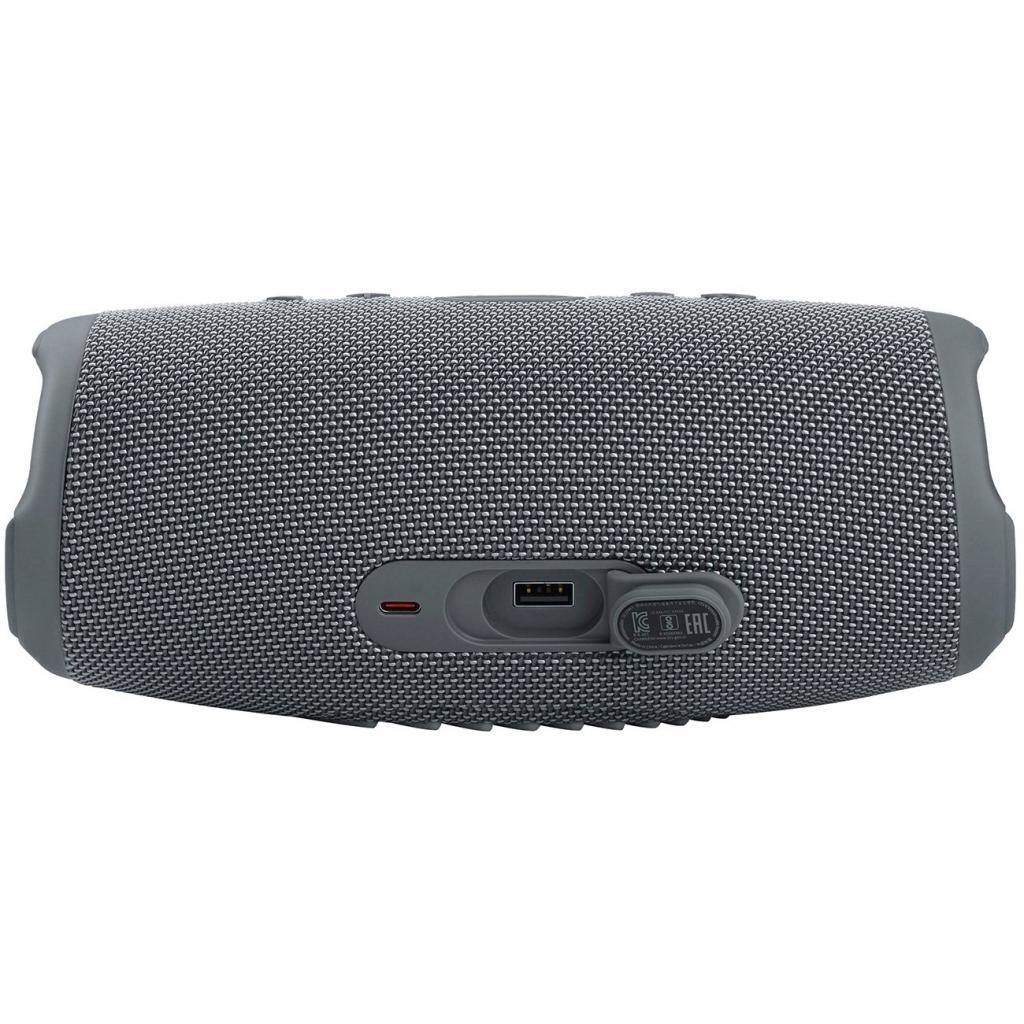 Акустична система JBL Charge 5 Grey (JBLCHARGE5GRY) - изображение 4