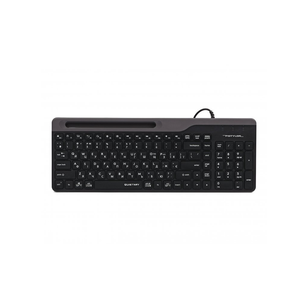 Клавіатура A4Tech FK25 USB Black - зображення 1
