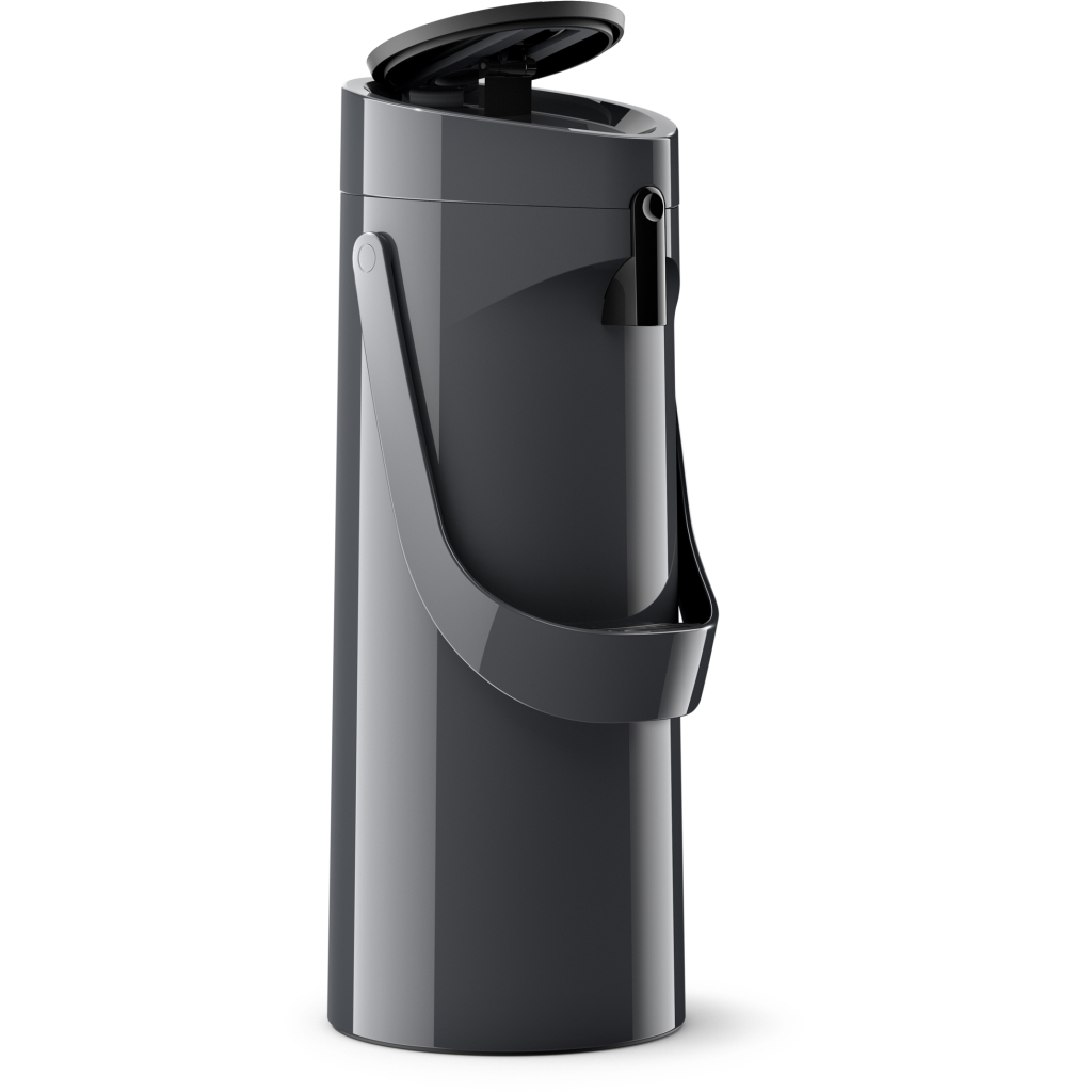 Термос Tefal Ponza Pump, 1.9л, пластик, скло, чорний (K3140114) - зображення 2