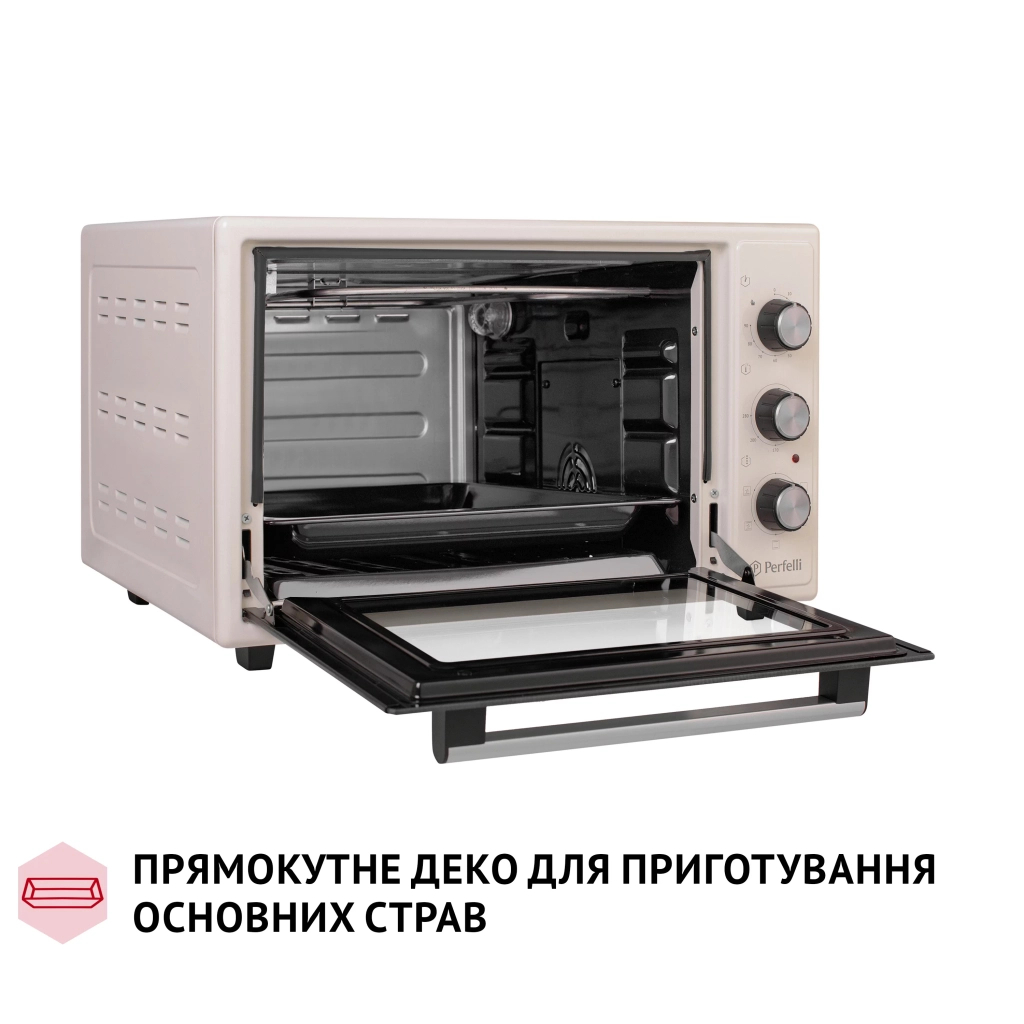 Електропіч Perfelli TRIMO 37 IVORY - зображення 8