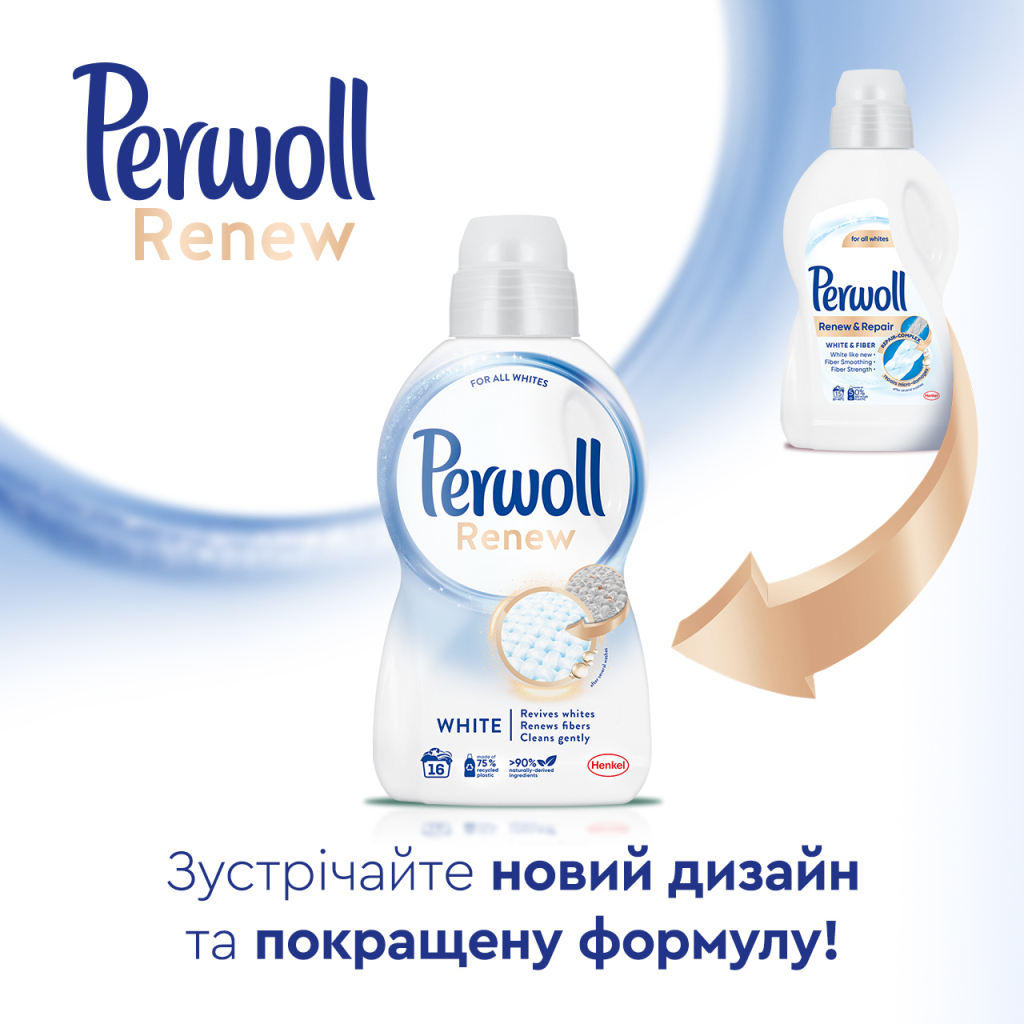 Гель для прання Perwoll Renew White для білих речей 990 мл (9000101579871) - зображення 6