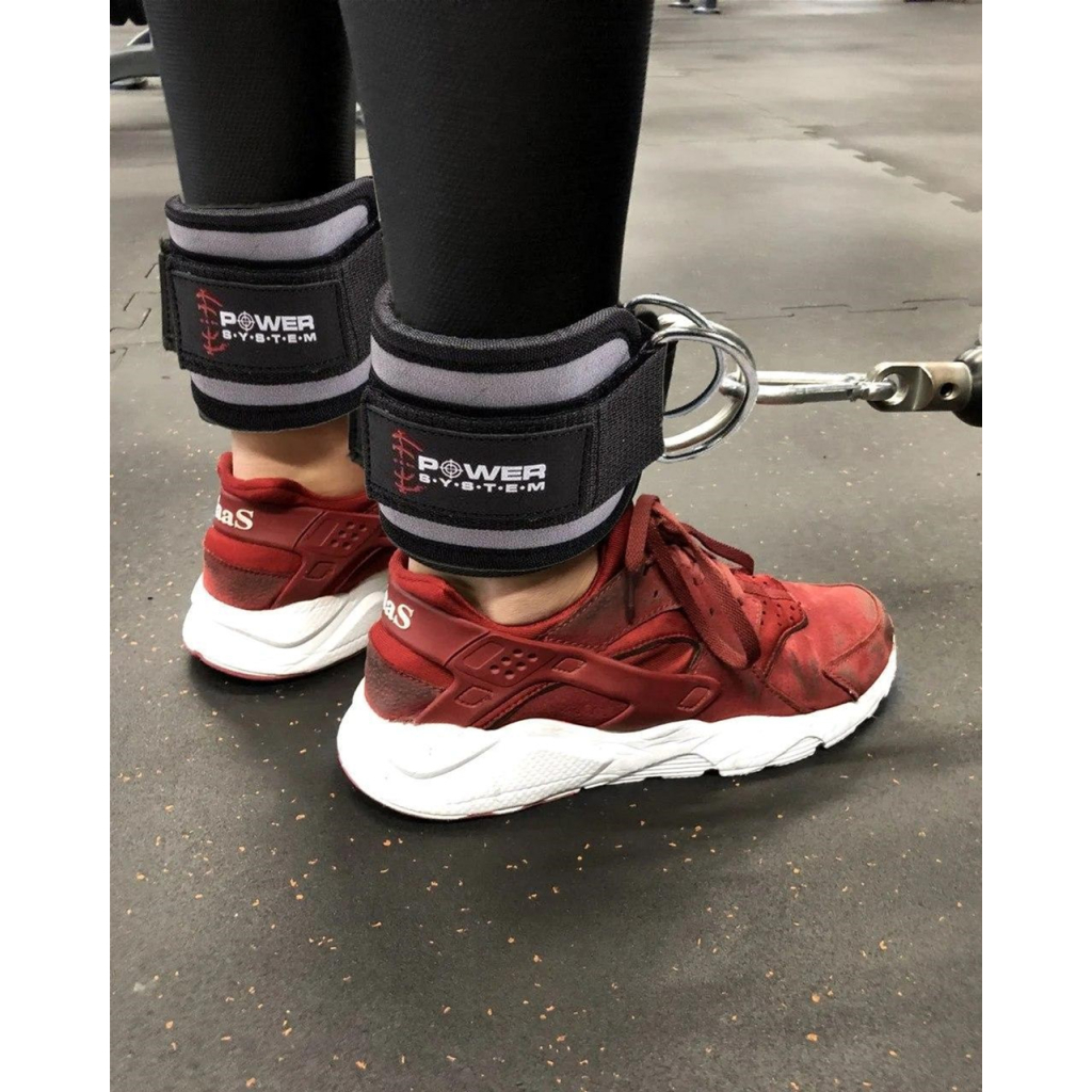 Манжета для тяги Power System Ankle Strap Gym Guy PS-3460 Grey (PS_3460_Grey) - зображення 2