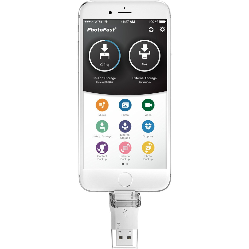 USB флеш накопичувач PhotoFast 64GB i-Flashdrive MAX White USB/Lightning (IFDMAX64GB) - зображення 10