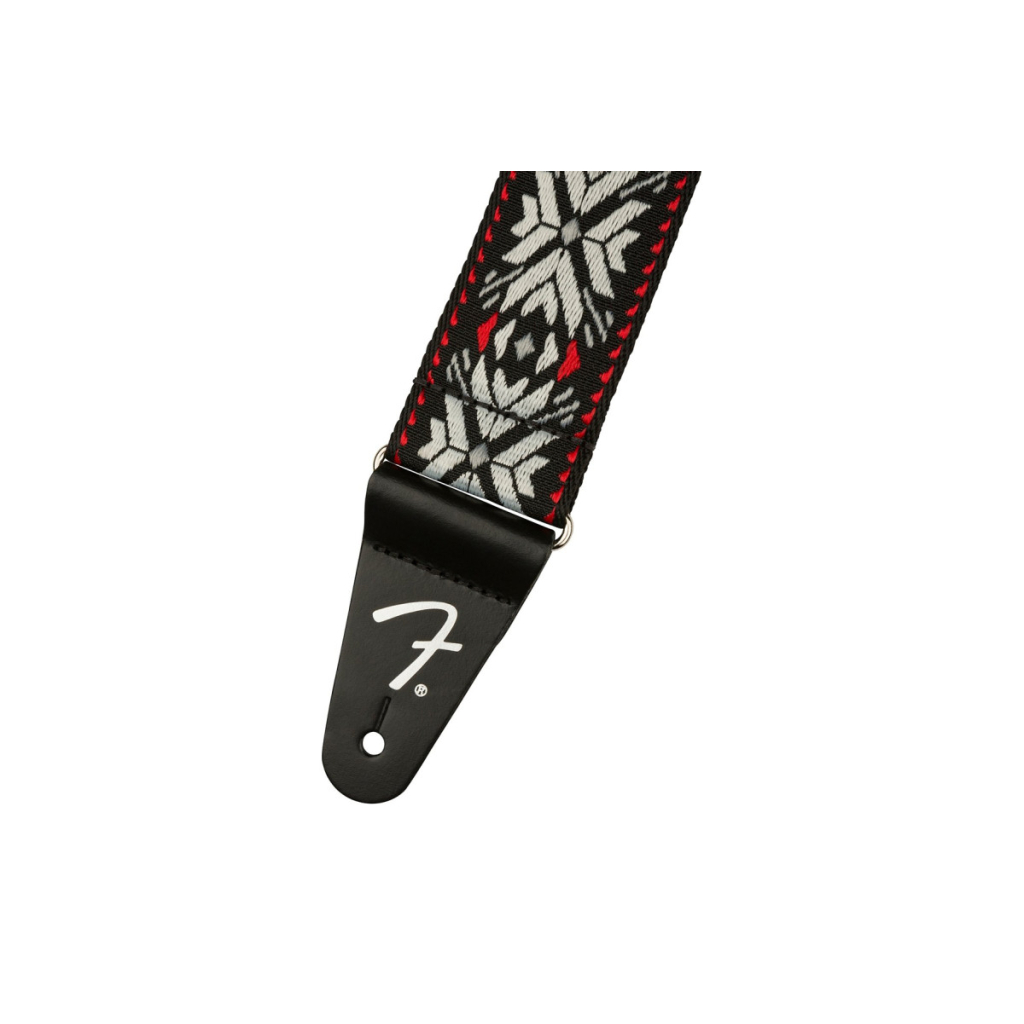 Ремінь для гітари Fender Strap 2" Pasadena Woven Red Snowflake (236929) - зображення 2