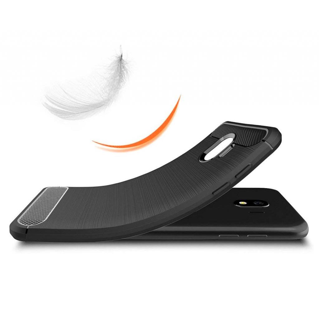 Чохол до мобільного телефона Laudtec Samsung J4/J400 Carbon Fiber (Black) (LT-J400F) - зображення 5