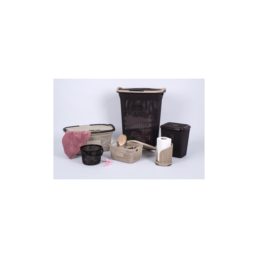 Кошик для зберігання Violet House 1009 Віолетта Cappuccino 5 л (1009 Віолетта CAPPUCHINO з/кр. 5) - зображення 4