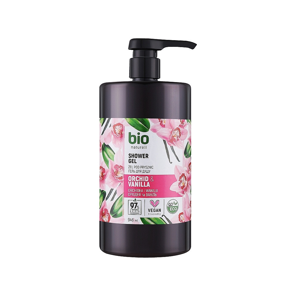 Гель для душу Bio Naturell Orchid & Vanilla 946 мл (4820168434457) - зображення 1