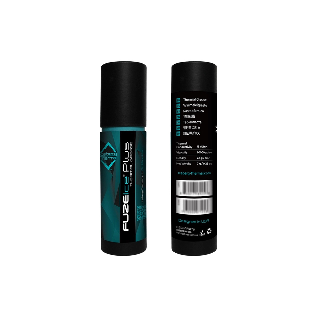 Термопаста Iceberg Thermal FUZEIce Plus 7g (BLACKICEP8G-00A\FUZEICEP7-00A) - изображение 4