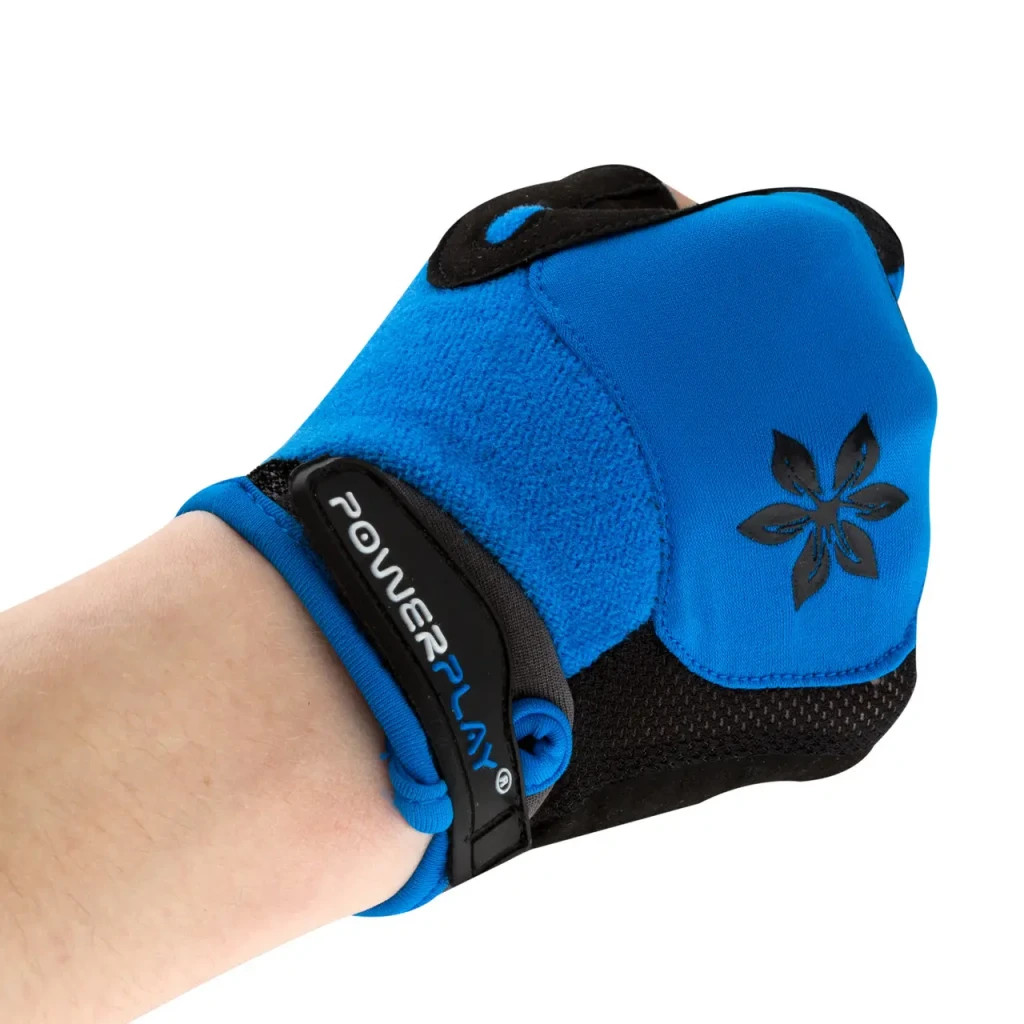 Велорукавиці PowerPlay 5284 D Блакитні XS (SALE_5284D_XS_Blue) - изображение 5