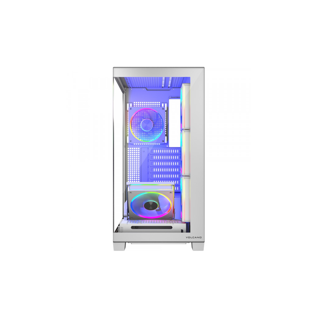 Корпус Modecom VOLCANO STELLAR ARGB MIDI 5x120mm fans WHITE (AT-STELLAR-5F-ARGB-20) - зображення 2